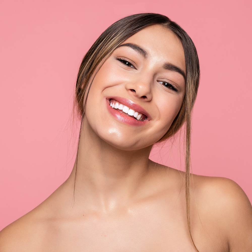 SUPLUS Beauty and Radiance collection image featuring pink-toned wellness products on a clean white background
