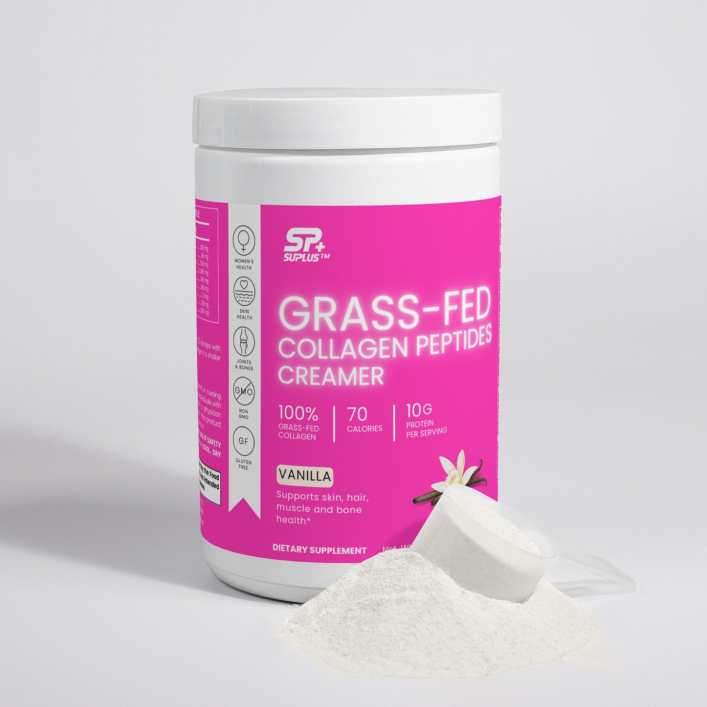 Grass-Fed Collagen Peptides Creamer (Vanilla)